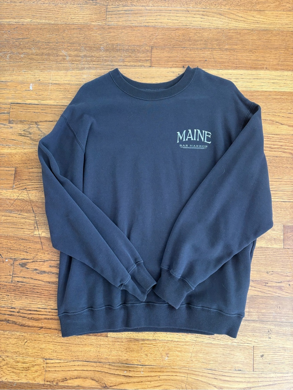 Maine Bar Harbor Crewneck Sweatshirt -Hollister